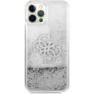Kup Etui Guess GUHCP12LLG4GSI Apple iPhone 12 Pro Max srebrny/silver hardcase 4G Big Liquid Glitter - GUE1019SLV - {ean13} - Sklep Home Screen