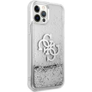 Kup Etui Guess GUHCP12LLG4GSI Apple iPhone 12 Pro Max srebrny/silver hardcase 4G Big Liquid Glitter - GUE1019SLV - {ean13} - Sklep Home Screen