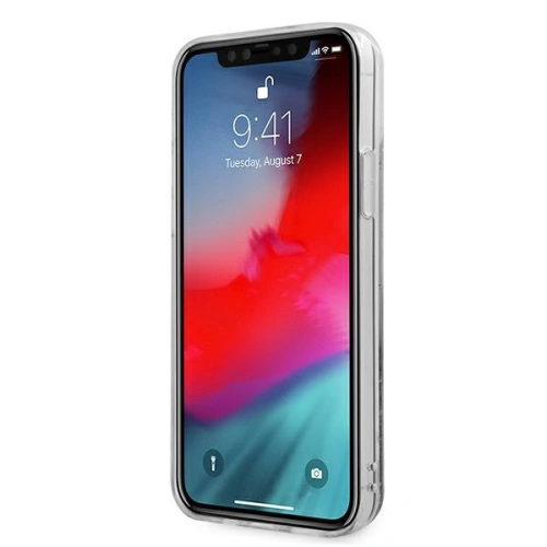 Kup Etui Guess GUHCP12LLG4GSI Apple iPhone 12 Pro Max srebrny/silver hardcase 4G Big Liquid Glitter - GUE1019SLV - {ean13} - Sklep Home Screen
