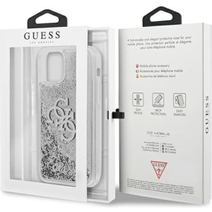 Kup Etui Guess GUHCP12LLG4GSI Apple iPhone 12 Pro Max srebrny/silver hardcase 4G Big Liquid Glitter - GUE1019SLV - {ean13} - Sklep Home Screen