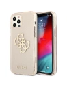 Etui Guess GUHCP12LPCUGL4GGO Apple iPhone 12 Pro Max zlatý/gold tvrdý obal Glitter 4G Big Logo