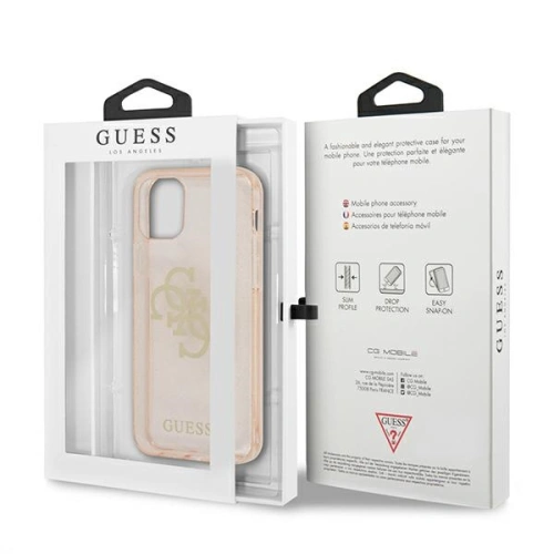 Kup Etui Guess GUHCP12LPCUGL4GGO Apple iPhone 12 Pro Max złoty/gold hard case Glitter 4G Big Logo - GUE1021GLD - {ean13} - Sklep Home Screen