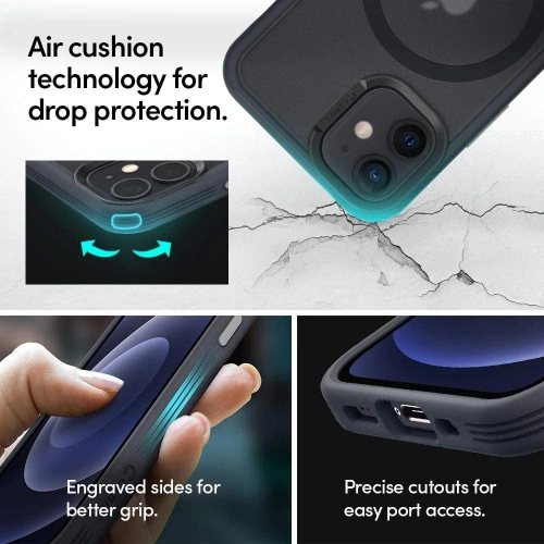 Kup Spigen Apple Tasche Cyrill Color Brick MagSafe iPhone 12 mini Graphit - SPN1640GRA - {ean13} - Sklep Home Screen