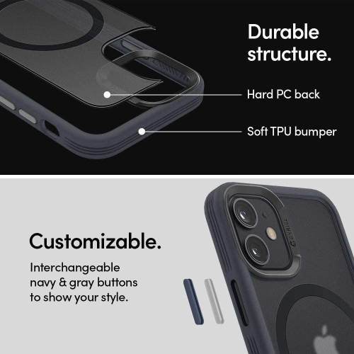 Kup Etui Spigen Cyrill Color Brick MagSafe Apple iPhone 12 mini Graphit - SPN1640GRA - {ean13} - Sklep Home Screen