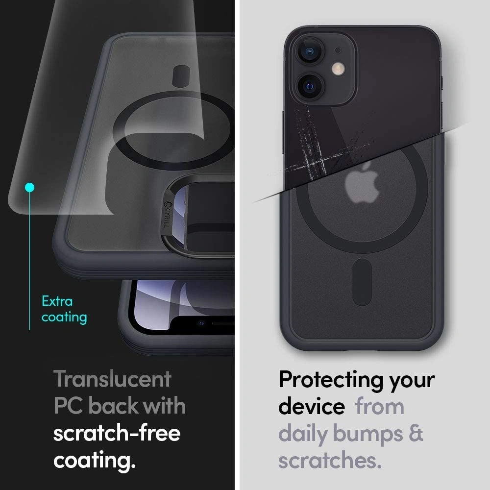 Etui Spigen Cyrill Color Brick MagSafe Apple iPhone 12 mini Graphite