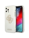 Kup Etui Guess GUHCP12LPCUGL4GTR Apple iPhone 12 Pro Max transparent hard case Glitter 4G Big Logo - GUE1023CL - {ean13} - Sklep Home Screen