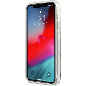 Etui Guess GUHCP12LPCUGL4GTR Apple iPhone 12 Pro Max átlátszó kemény tok Glitter 4G Nagy Logo