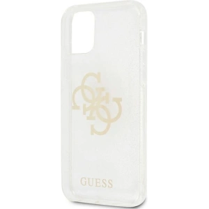 Buy Guess GUHCP12LPCUGL4GTR Apple iPhone 12 Pro Max transparent hard case Glitter 4G Big Logo - GUE1023CL - {ean13} - Home Screen Store Europe
