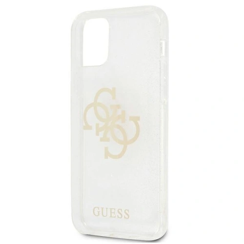 Kup Etui Guess GUHCP12LPCUGL4GTR Apple iPhone 12 Pro Max transparent hard case Glitter 4G Big Logo - GUE1023CL - {ean13} - Sklep Home Screen