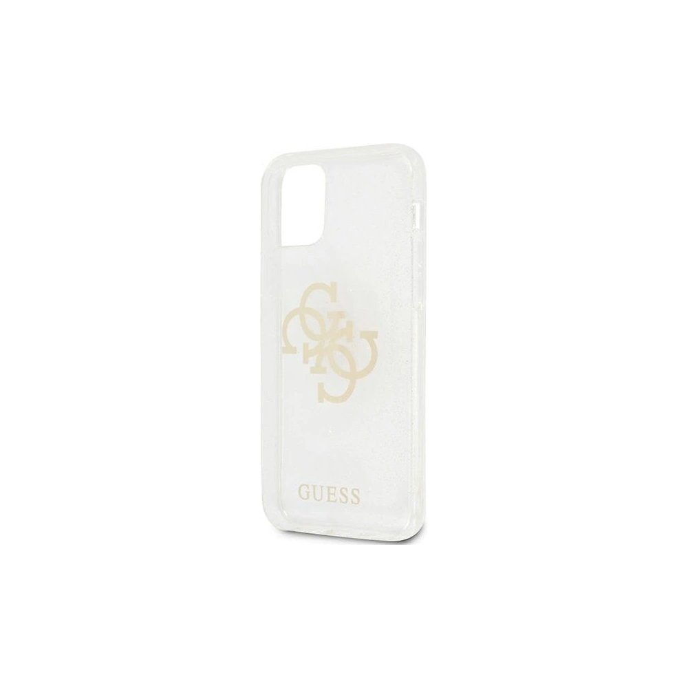 Etui Guess GUHCP12LPCUGL4GTR Apple iPhone 12 Pro Max transparent hard case Glitter 4G Big Logo