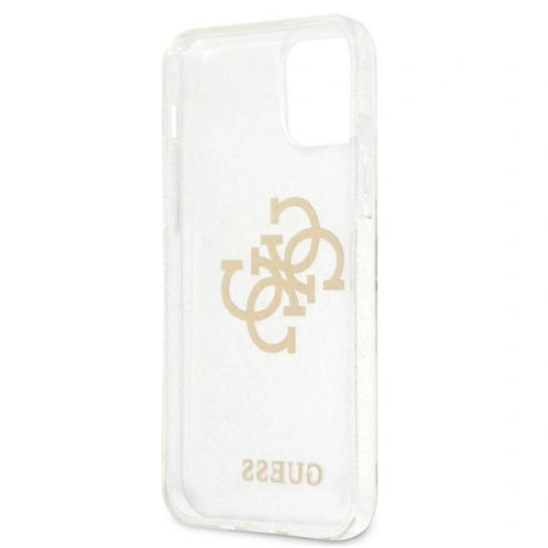 Kup Etui Guess GUHCP12LPCUGL4GTR Apple iPhone 12 Pro Max transparent hard case Glitter 4G Big Logo - GUE1023CL - {ean13} - Sklep Home Screen