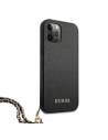 Kup Guess Apple Tasche GUHCP12LSASGBK iPhone 12 Pro Max schwarz/schwarz Hardcase Saffiano Chain - GUE1026BLK - {ean13} - Sklep Home Screen