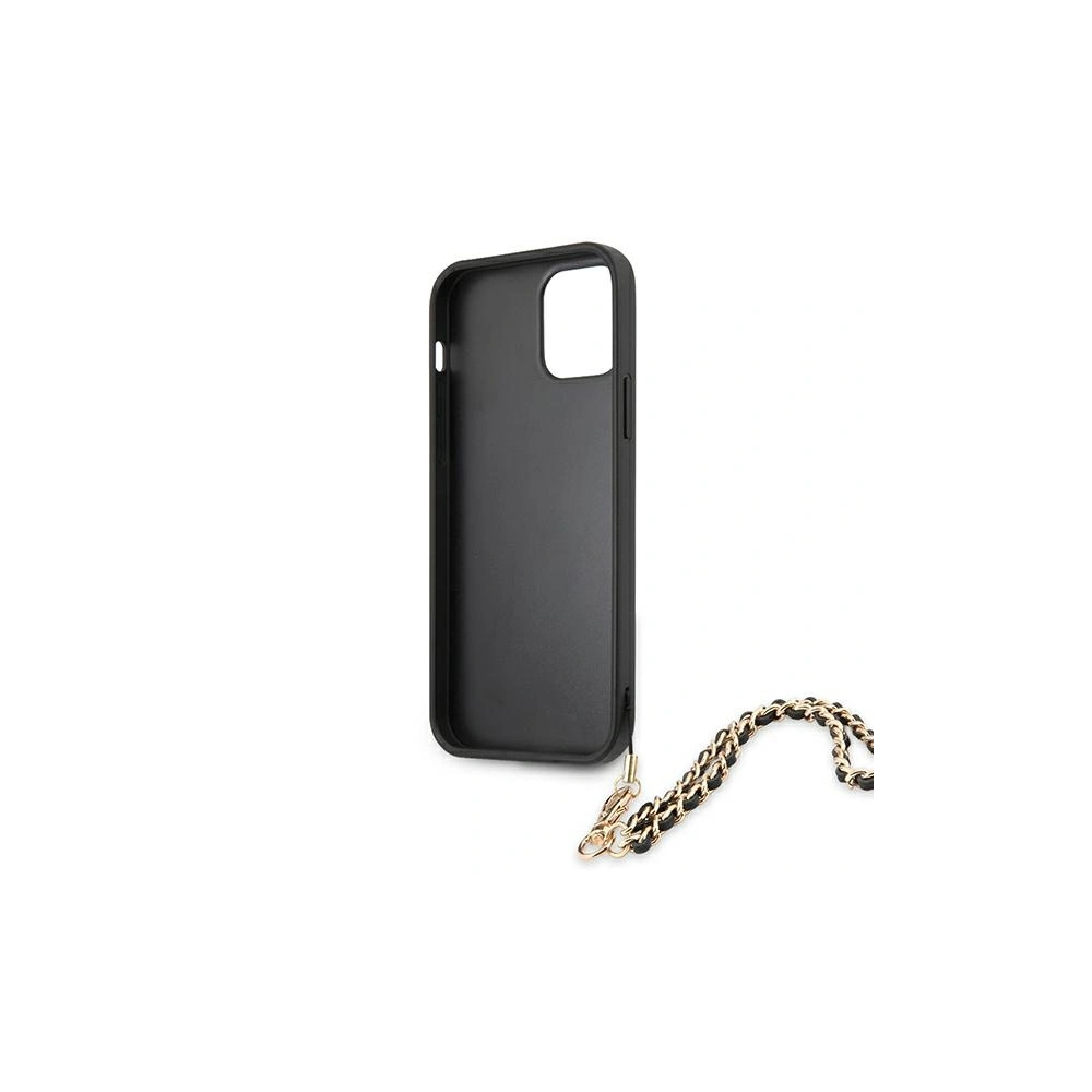 Etui Guess GUHCP12LSASGBK Apple iPhone 12 Pro Max czarny/black hardcase Saffiano Chain