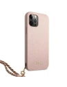 Kup Etui Guess GUHCP12LSASGPI Apple iPhone 12 Pro Max różowy/pink hardcase Saffiano Chain - GUE1027PNK - {ean13} - Sklep Home Screen