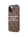 Kup Etui Guess GUHCP12M4GDBR Apple iPhone 12/12 Pro barna/brown hardcase 4G Stripe - GUE1028BR - {ean13} - Sklep Home Screen