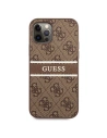 Kup Etui Guess GUHCP12M4GDBR Apple iPhone 12/12 Pro barna/brown hardcase 4G Stripe - GUE1028BR - {ean13} - Sklep Home Screen