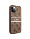 Kup Etui Guess GUHCP12M4GDBR Apple iPhone 12/12 Pro barna/brown hardcase 4G Stripe - GUE1028BR - {ean13} - Sklep Home Screen