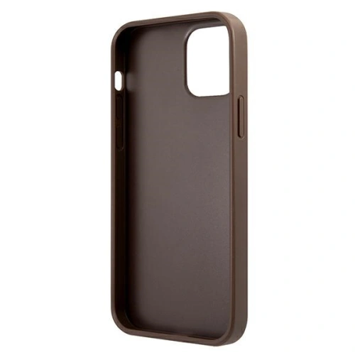 Kup Etui Guess GUHCP12M4GDBR Apple iPhone 12/12 Pro barna/brown hardcase 4G Stripe - GUE1028BR - {ean13} - Sklep Home Screen