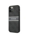 Kup Etui Guess GUHCP12M4GDGR Apple iPhone 12/12 Pro gri/grey hardcase 4G Stripe - GUE1029GRY - {ean13} - Sklep Home Screen