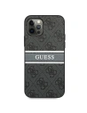 Kup Etui Guess GUHCP12M4GDGR Apple iPhone 12/12 Pro gri/grey hardcase 4G Stripe - GUE1029GRY - {ean13} - Sklep Home Screen