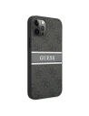 Kup Etui Guess GUHCP12M4GDGR Apple iPhone 12/12 Pro gri/grey hardcase 4G Stripe - GUE1029GRY - {ean13} - Sklep Home Screen
