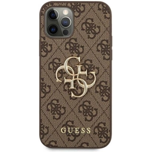Kup Etui Guess GUHCP12M4GMGBR Apple iPhone 12/12 Pro barna/brown hardcase 4G Big Metal Logo - GUE1030BR - {ean13} - Sklep Home Screen