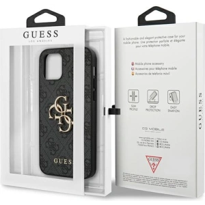 Kup Etui Guess GUHCP12M4GMGGR Apple iPhone 12/12 Pro szürke/grey hardcase 4G Big Metal Logo - GUE1031GRY - {ean13} - Sklep Home Screen