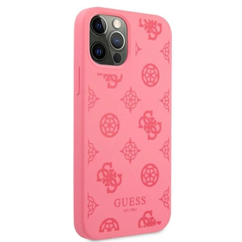 Kup Etui Guess GUHCP12MLSPEFU Apple iPhone 12/12 Pro fuksja/fushia hard case Peony Collection - GUE1035FUS - {ean13} - Sklep Home Screen