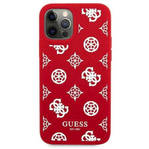 Kup Etui Guess GUHCP12MLSPEWRE Apple iPhone 12/12 Pro czerwony/red hard case Peony Collection - GUE1037RED - {ean13} - Sklep Home Screen