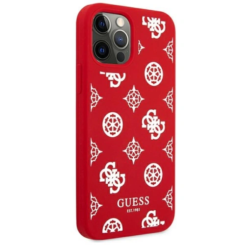 Kup Etui Guess GUHCP12MLSPEWRE Apple iPhone 12/12 Pro czerwony/red hard case Peony Collection - GUE1037RED - {ean13} - Sklep Home Screen