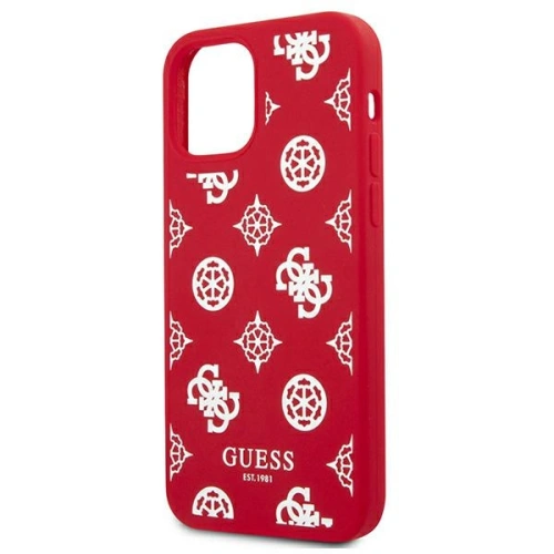 Kup Etui Guess GUHCP12MLSPEWRE Apple iPhone 12/12 Pro czerwony/red hard case Peony Collection - GUE1037RED - {ean13} - Sklep Home Screen