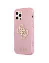 Kup Guess Apple Tasche GUHCP12MPCUGL4GPI iPhone 12/12 Pro rosa/rosa Hartschale Glitter 4G Big Logo - GUE1040PNK - {ean13} - Sklep Home Screen