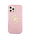 Kup Guess Apple Tasche GUHCP12MPCUGL4GPI iPhone 12/12 Pro rosa/rosa Hartschale Glitter 4G Big Logo - GUE1040PNK - {ean13} - Sklep Home Screen