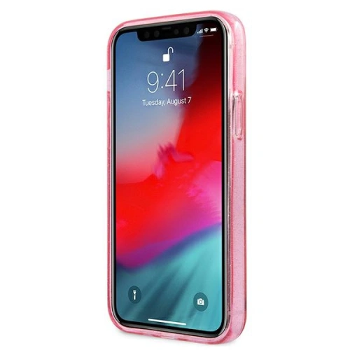 Kup Etui Guess GUHCP12MPCUGL4GPI Apple iPhone 12/12 Pro rózsaszín/pink kemény tok Glitter 4G Nagy Logó - GUE1040PNK - {ean13} - Sklep Home Screen