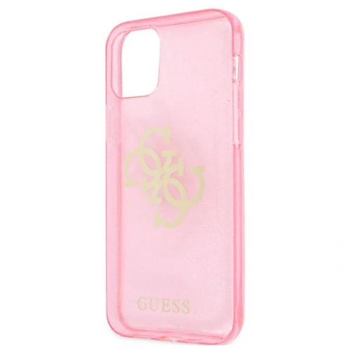 Kup Guess Apple Tasche GUHCP12MPCUGL4GPI iPhone 12/12 Pro rosa/rosa Hartschale Glitter 4G Big Logo - GUE1040PNK - {ean13} - Sklep Home Screen