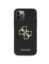 Kup Guess Apple Tasche GUHCP12MSA4GGBK iPhone 12/12 Pro schwarz/schwarz Hartschale Saffiano 4G Metal Logo - GUE1042BLK - {ean13} - Sklep Home Screen