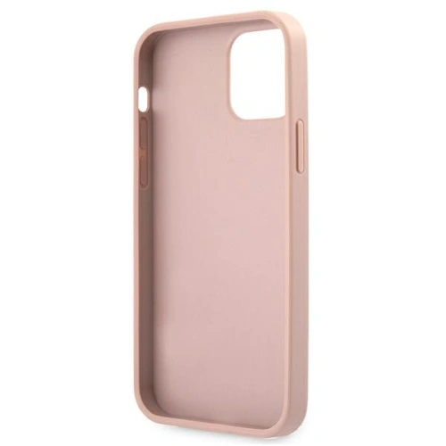 Kup Etui Guess GUHCP12MSA4GGPI Apple iPhone 12/12 Pro rózsaszín/pink hardcase Saffiano 4G Metal Logo - GUE1043PNK - {ean13} - Sklep Home Screen