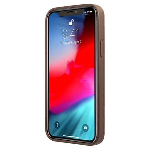 Kup Guess Apple Tasche GUHCP12S4GDBR iPhone 12 mini braun/braun Hartschale 4G Stripe - GUE1046BR - {ean13} - Sklep Home Screen