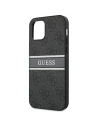Kup Guess Apple Tasche GUHCP12S4GDGR iPhone 12 mini grau/grau Hartschale 4G Stripe - GUE1047GRY - {ean13} - Sklep Home Screen