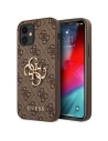 Etui Guess GUHCP12S4GMGBR Apple iPhone 12 mini brązowy/brown hardcase 4G Big Metal Logo