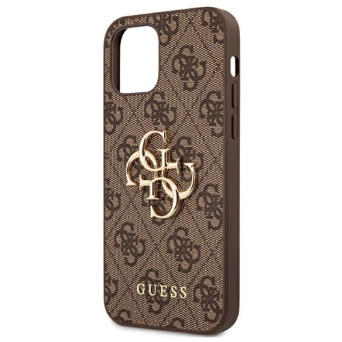Kup Etui Guess GUHCP12S4GMGBR Apple iPhone 12 mini hnědý/brown hardcase 4G Big Metal Logo - GUE1048BR - {ean13} - Sklep Home Screen