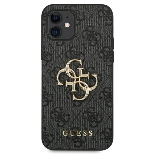 Kup Guess Apple Tasche GUHCP12S4GMGGR iPhone 12 mini grau/grau Hartschale 4G Big Metal Logo - GUE1049GRY - {ean13} - Sklep Home Screen