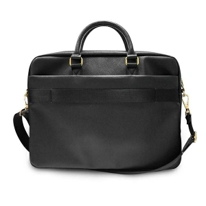 Torba Guess GUCB15PUSASBK 15 palců černá/black Saffiano Script