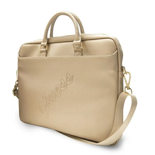 Kup Torba Guess UCB15PUSASLG 15 hüvelyk arany Saffiano Script - GUE1051GLD - {ean13} - Sklep Home Screen