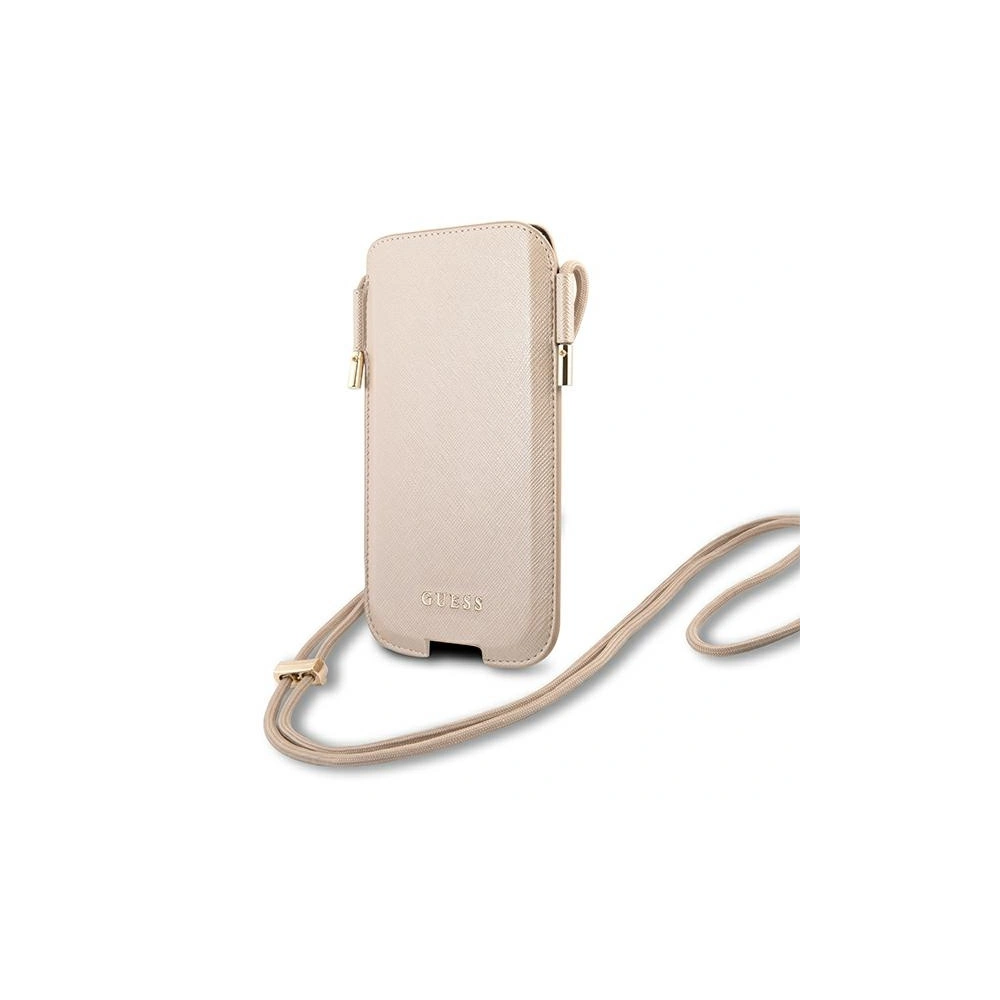 Torebka Guess GUHCP12LSAPSLG 6,7 cali złoty/gold Saffiano