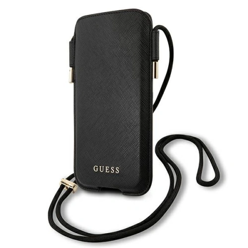 Kup Torebka Guess GUHCP12MSAPSBK 6,1 palce černá/black Saffiano - GUE1055BLK - {ean13} - Sklep Home Screen