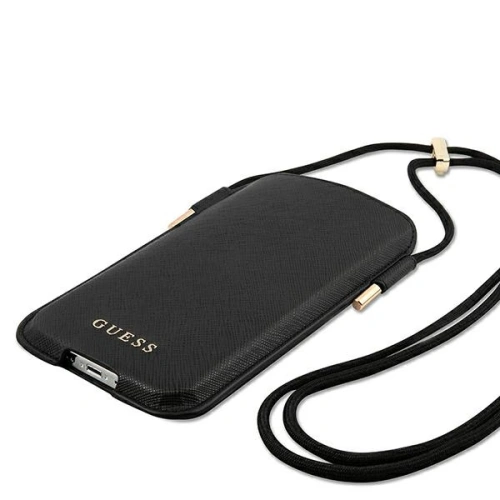 Kup Torebka Guess GUHCP12MSAPSBK 6,1 palce černá/black Saffiano - GUE1055BLK - {ean13} - Sklep Home Screen