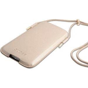 Buy Guess GUHCP12MSAPSLG 6.1 inch gold Saffiano - GUE1056GLD - {ean13} - Home Screen Store Europe