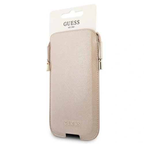 Kup Torebka Guess GUHCP12MSAPSLG 6,1 palce zlatá/gold Saffiano - GUE1056GLD - {ean13} - Sklep Home Screen