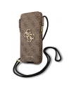 Torebka Guess GUHCP12L4GPSBR 6,7 palce hnědá/brown 4G Metal Logo